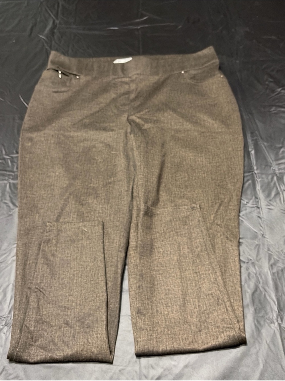 Women’s Retrelogy Career Slim Ankle Pants, Size Large, Brown